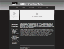 Tablet Screenshot of cdrconstruction.com